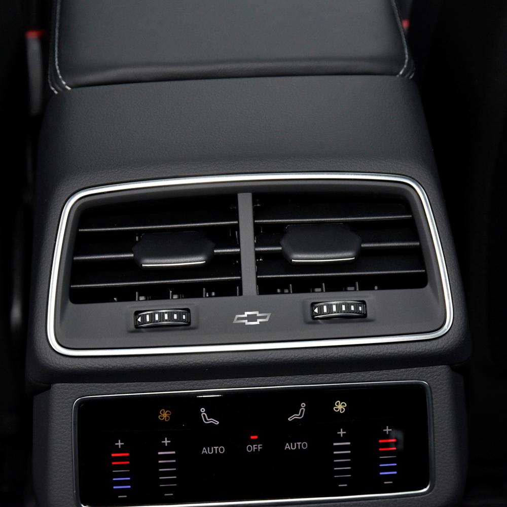 NQL3 5/10/20Pcs Car Styling Nickel Emblem Car Interior Stickers Accessories For Chevrolet Cruze Captiva Sonic Spark Malibu XL Orlando