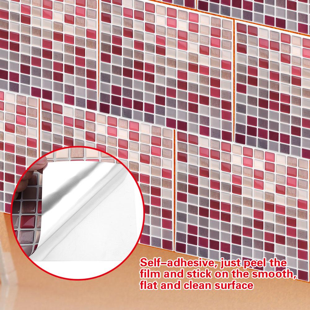 Self Adhesive Wall Tile Sticker Decal Home Bedroom Living Room Bathroom DIY Decor (YJC0019)
