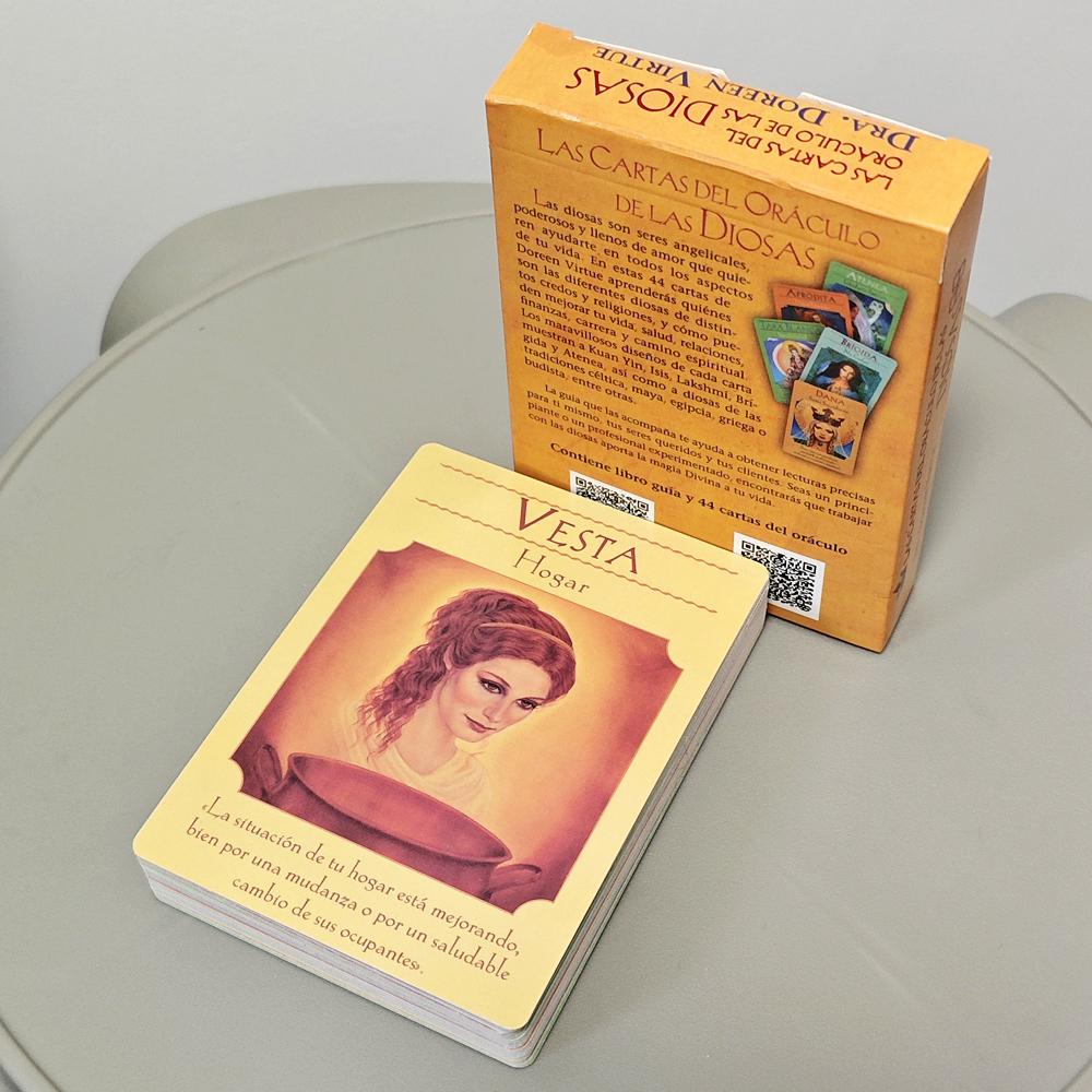 Goddess Guidance Oracle Deck 10.5*7.5cm 44 Pcs Oracle Cards Spanish Edition