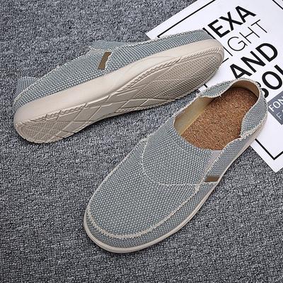 Fashion Comfy Handmade Male Canvas Shoes Summer Shoes for Men New Men Loafers Classic Slip On Man Moccasins Lightweight Driving Footwear