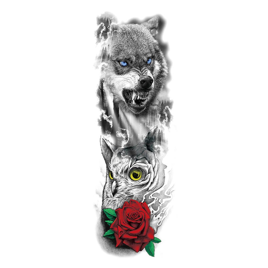 Men Arm Temporary s Sticker Fake Tatoo Hot 3D Art