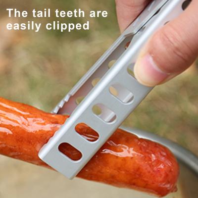 Aluminum Alloy Anti-Scalding Pot Clamp Hollow Handle Hot Plate Gripper Clip Outdoor Camping