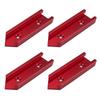 T Track For Cross Connectors With Predrilled Mounting Hole Aluminum Alloy Table Track Intersections Woodworking T Slot