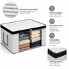 10-1 Pc Non-Woven Quilt Storage Bag Thickened Comforter Bag Foldable Clothes Organizer Moving Packing Bag Storage Box