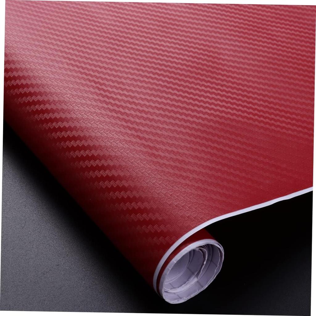 AKOOSY Roll Carbon Fiber Red Vinyl for Car