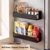 Magnetic Kitchen Storage Rack for Refrigerator, Microwave, or Washing Machine - No-Drill Wall-Mounted Spice Organizer