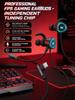 KEYSION Type-C in-Ear Wired Professional FPS Gaming Headset with Esports Chip Custom EQ Low Latency 1ms Positioning Detachable HD Mic RGB Earphone