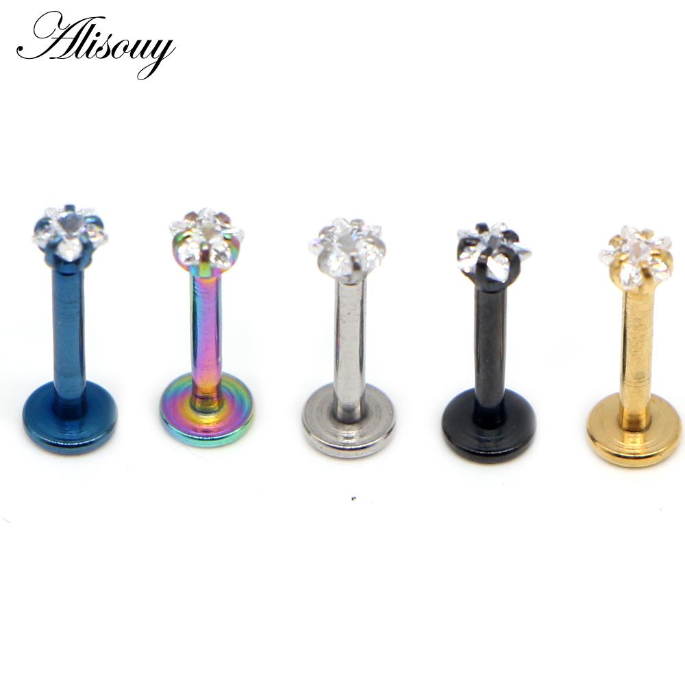 1Piece 316L Surgical Steel Titanium Anodized Labret Lip Stud Ring Ear Tragus Stud Barbell Body Piercing Jewelry,Rose Gold,1.2X8X3mm 1Piece 316L Surgical Steel Titanium Anodized Labret Lip Stud Ring Ear Tragus Stud Barbell Body Piercing Jewelry,Rose Gold,1.2X8X3mm