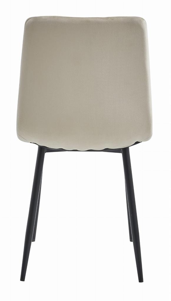 LAVA chair - light beige velvet x 2