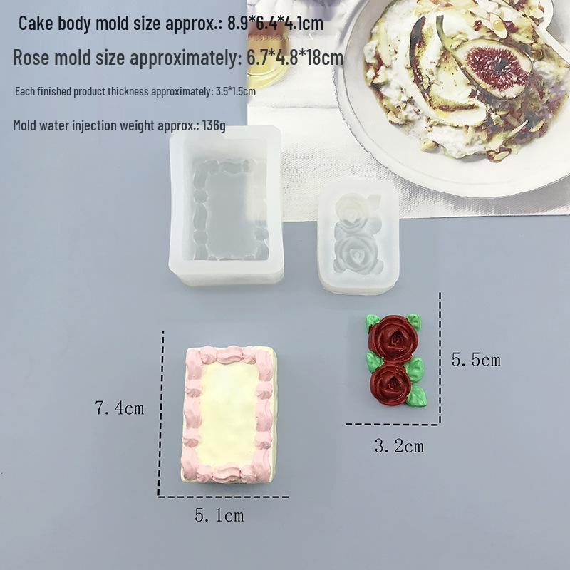 

Винтажная форма для украшения торта и шоколада «Винтажная роза» - Сделай сам, ручная работа, двусторонняя