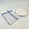 Kitchen Cleaning 1/4/6Pcs Classic Plaid Dish Towel Scouring Pad, Soft Large Size Kitchen Towel, Suitable For Bar And