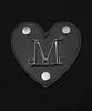 MUCENT Tove Metal Logo Heart Patch High-Neck Zip-Up Sweatshirt (2 Colors)