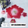 Silicone Agate Coaster Pad Casting Mold Resin Making Epoxy Mould Craft Tool DIY UND Sale