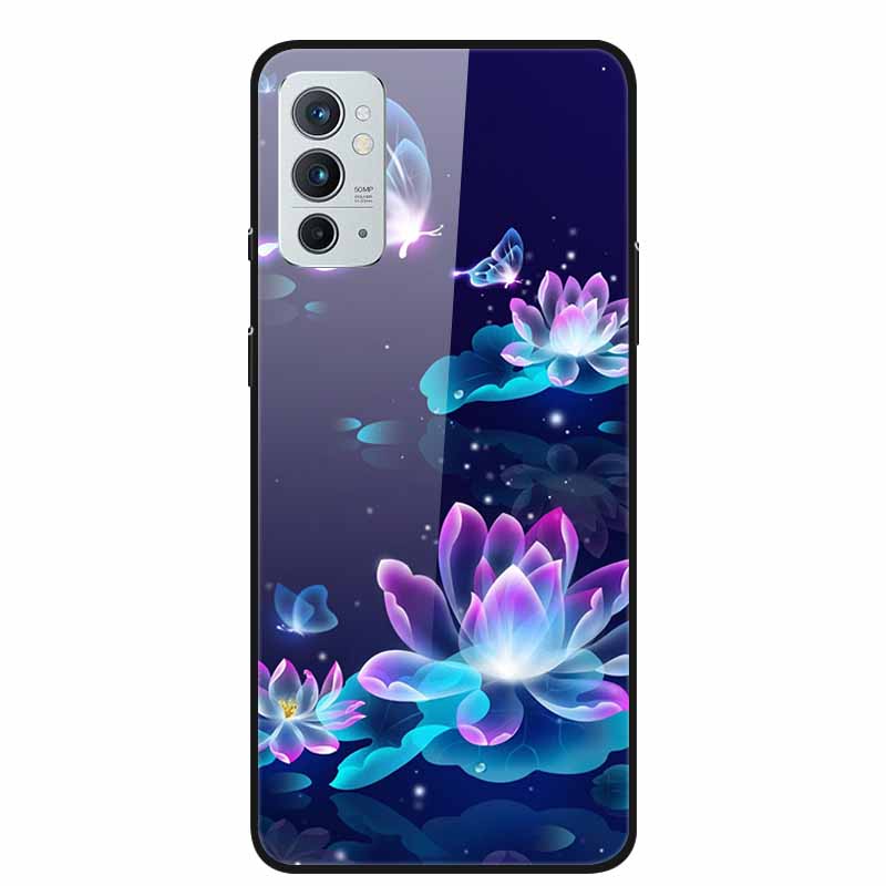 Tempered Glass Cover For Oneplus 9RT Case 1+ 9RT Hard Back Cover for Oneplus 9RT 5G Case Coque Bumper Funda OnePlus 9 1+9RT