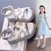 Girls Sandals 2025 Summer New Children's Fashion Pearl Princess Shoes Girls Roman Sandals Foreign Beach Shoes
