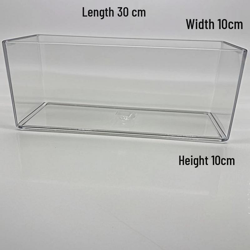 Thick Acrylic Square Vase & Fish Tank for Hydroponic Plants and Flowers