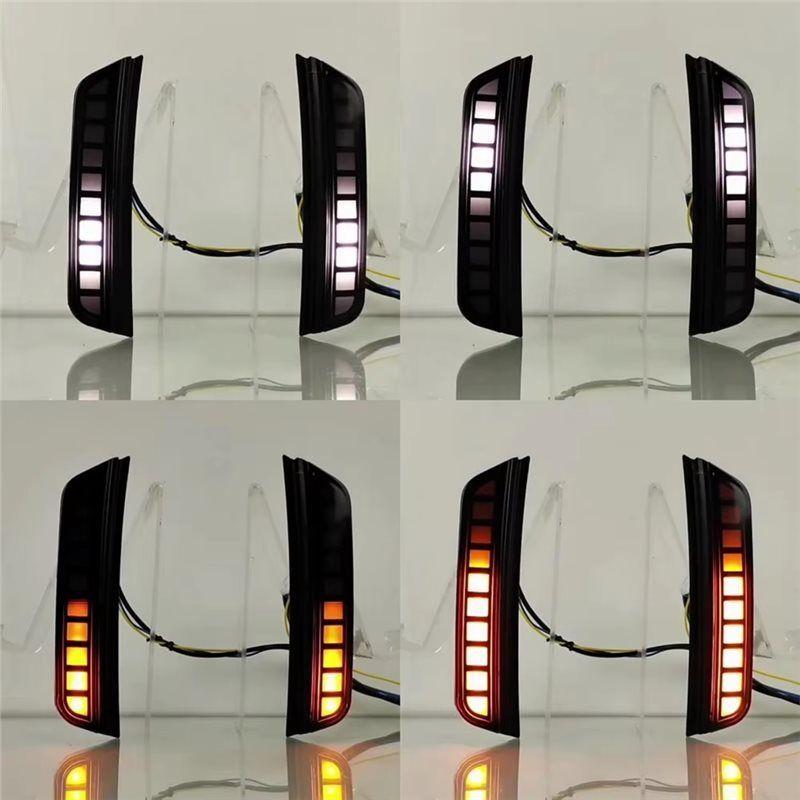 LED Side Marker Light Wheel Eyebrow Light Turn Signal Lamp Daytime Running Light For Jeep Grand Cherokee -2024