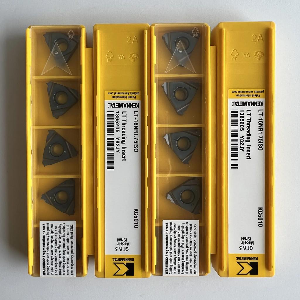 KENNAMETEL / LT-16NR1.75ISO KC5010  / Original Carbide Blade 10 Pcs