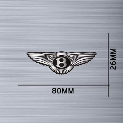 Car Bentley LOGO Stickers Personalized Decorative Stickers Casual Set Stickers To Cover Scratches Creative Stickers Accessories