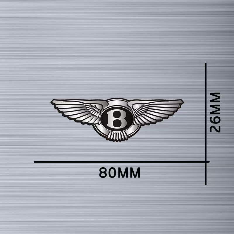 

Автомобильные наклейки с логотипом Bentley Персонализированные декоративные наклейки Повседневный набор наклеек Для маскировки царапин Креативные наклейки Аксессуары