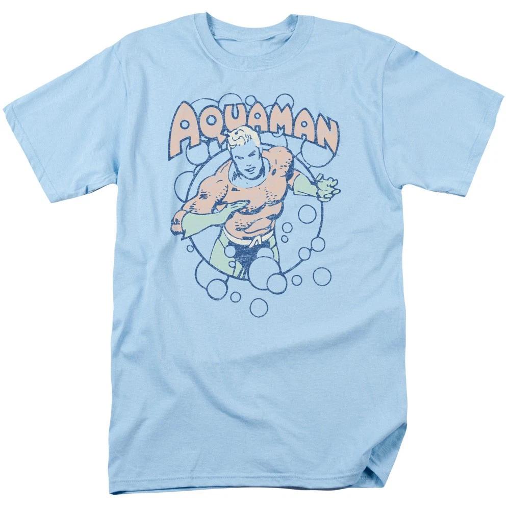 Aquaman Retro Bubbles DC Comics Licensed Children s T-shirt 110