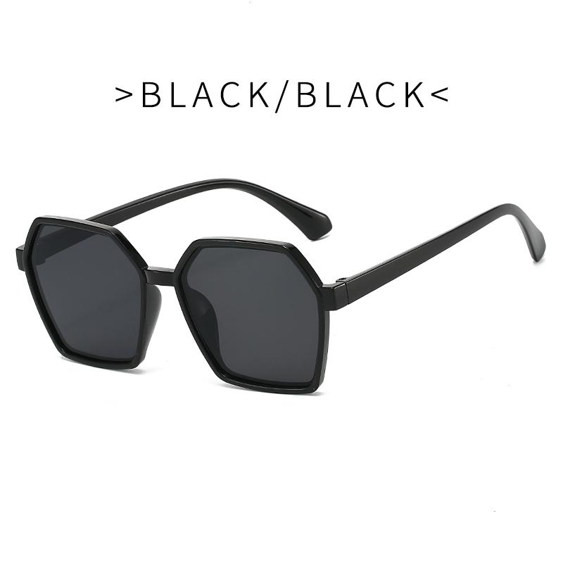 Men Women Oversized Sun Glasses Fashion Style Gradient Color Sunglasses Unisex Retro Square Frame Travel Goggle Shades Eyewear