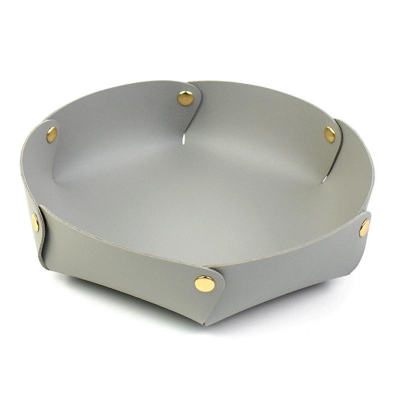 Lederablage Schreibtisch Veranda Kosmetik Uhr Schlüssel Schmuck Leder Aufbewahrungsbox Faltbar