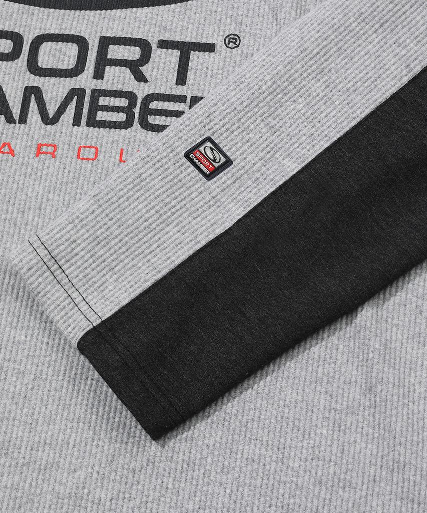SPORT CHAMBER Sc Block Symbol T-Shirt (Charcoal)