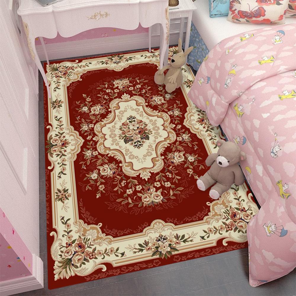Simple Carpet Cartoon Living Room Bedroom Kitchen Sofa Table Balcony Rug Non-slip Washable Mat Exquisite Home Ornaments