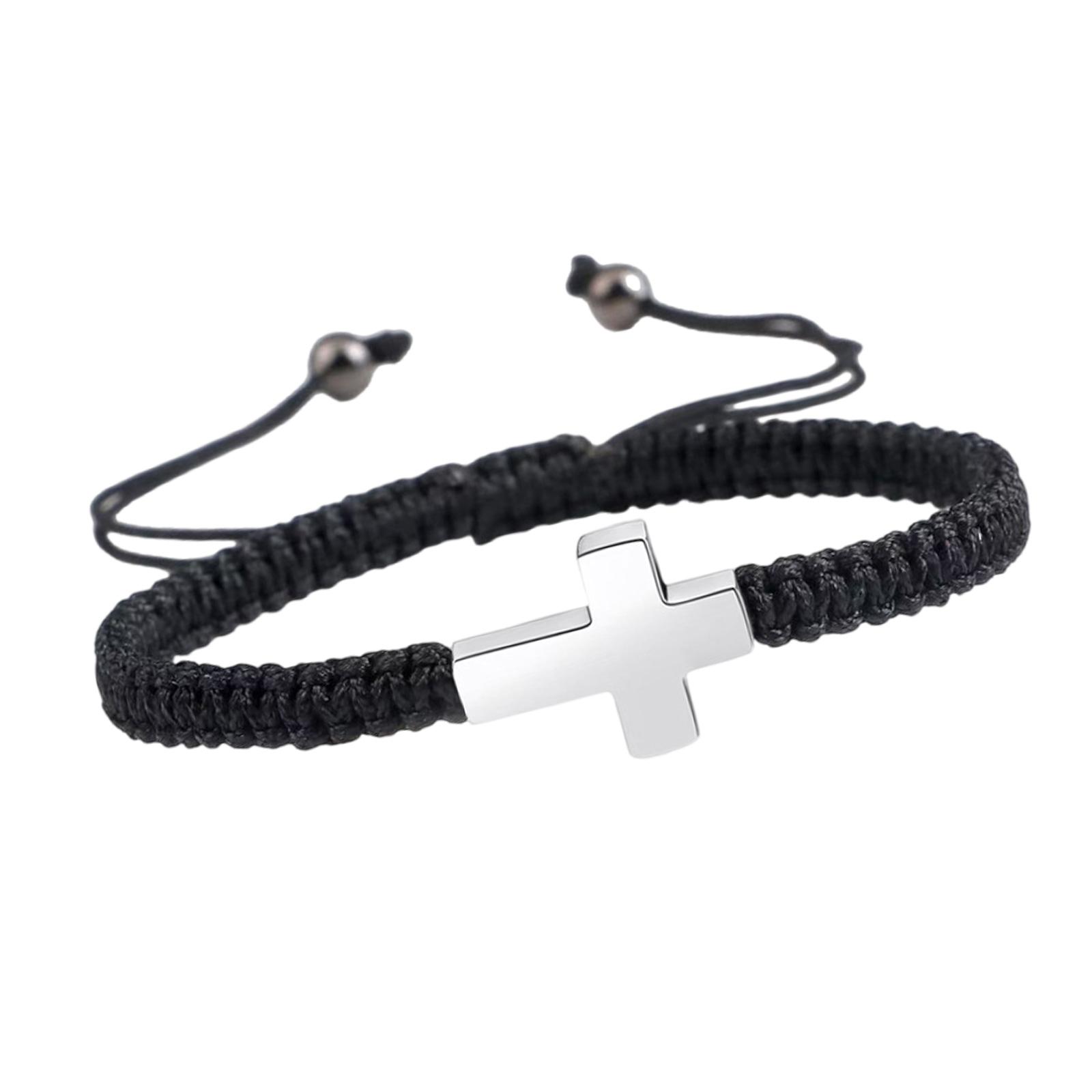 

Браслет-крест ручной работы в память о питомце Уникальный авторский дизайн в честь памяти вашего любимого питомца Памятный подарок Ювелирное украшение серебряный