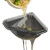 Magnetic Triangle Drain Basket Sink Food Catcher Basket Triangle Drying Sink Drain Strainer Corner Basket For Kitchen Scrap