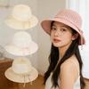 Summer Ladies Straw Hat With Large Brim For Beach And Vacation Use