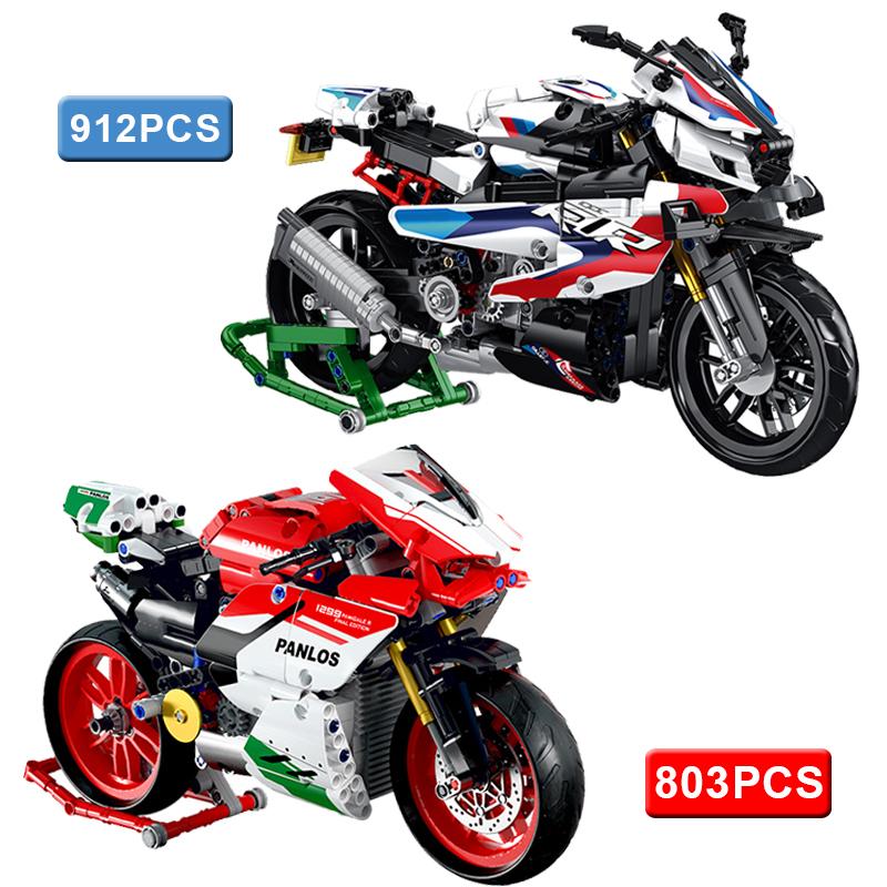 

Технические супер скоростные строительные блоки мотоцикла M1000RR подходят для мотоциклов по технологии 42130 Сборка кирпичей Игрушки Подарок для друга мальчика