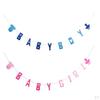 Baby Girl or Boy Felt Banner Shower Hanging Decoration