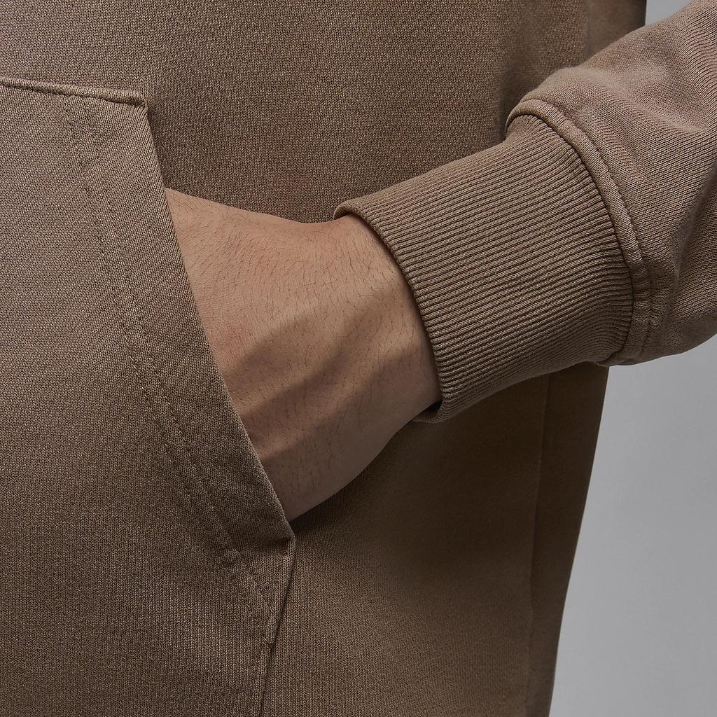 Jordan Flight Fleece Pullover Hoodie Long Sleeve Sweatshirt Men Sweatshirt Dark-Brown FV7250223
