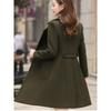 Work Clothing Double Breasted Slim-Fit Woolen Coat Suit Collar