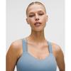 Lululemon Like A ClouD Longline brA  Light Support  D DD Cup Steel Blue