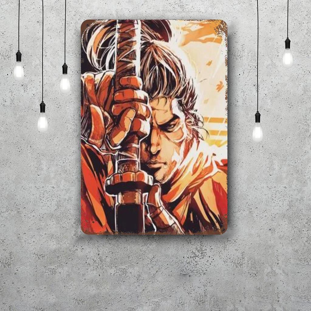 Sekiro Vintage Tin Sign Home Decor Wall Decor Art Wall Mural Room Decoration Decor Retro Metal Sign Plate Bar Posters