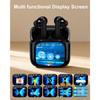 Bluetooth 5.4 ANC In-Ear Earbuds with Touch Interactive Screen, Hi-Fi Stereo Noise Cancelling Wireless Earphones for Gaming Work Sports