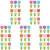 Tulips Patterned Paper Art Collection 45 Pieces Seasonal Decorative Cutouts for Craft Enthusiasts