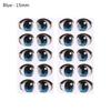 10 Pairs Multi Styles Cartoon Crystal Eyes Brown/Blue Cute Eyes Stickers Boy Anime Figurine Doll Face Organ Diy Doll Accessories