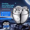 Electric Shaver - Portable Men's Beard Trimmer - Rechargeable, Water-washable, Magnetic Suction Beard Knife
