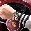 Top Brand Cross-border New Clown Men's Watch Fashion Personality Waterproof Belt Watch