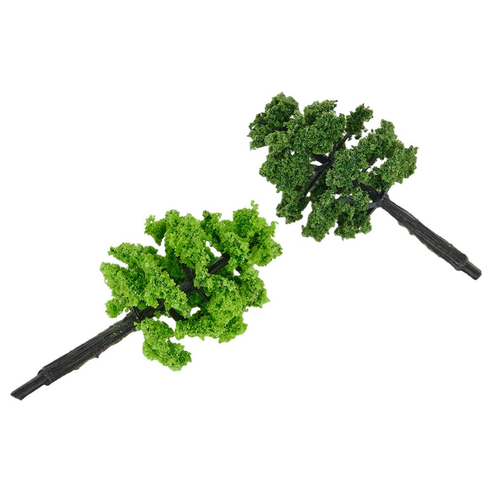 Trees Green 50mm Accessories Bushy Dark Green Decoration
