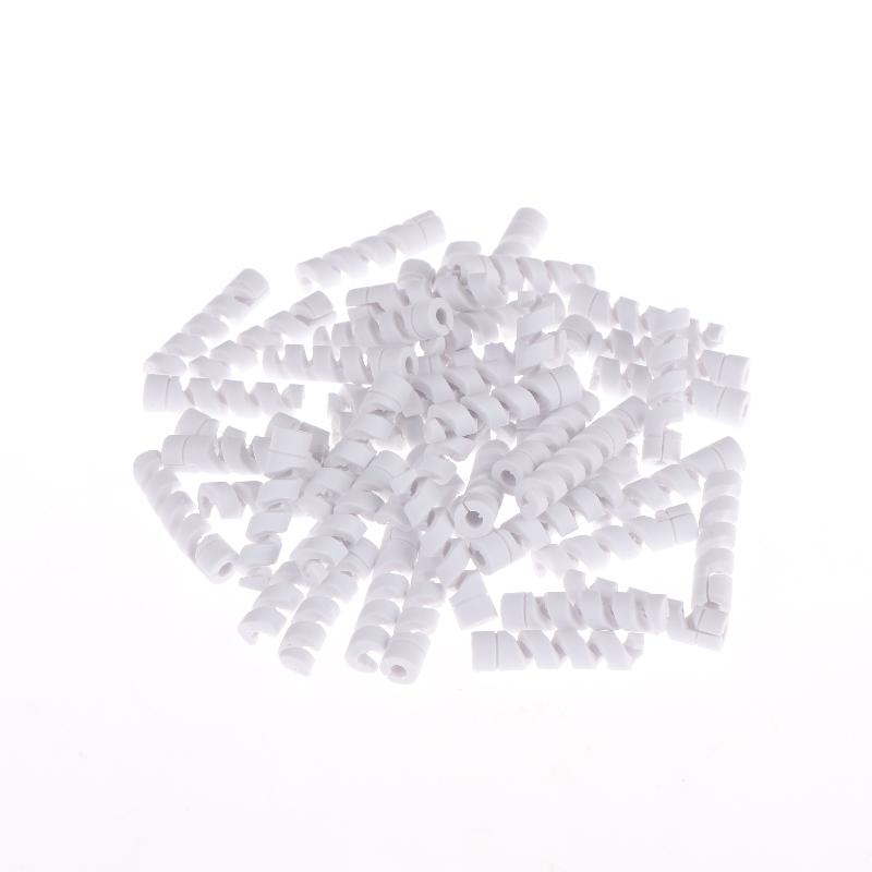 50Pcs Data Cable Wired Earphone Silicone Protective Case Mobile Phone Charging Cable Earphone Cable Spiral Protector