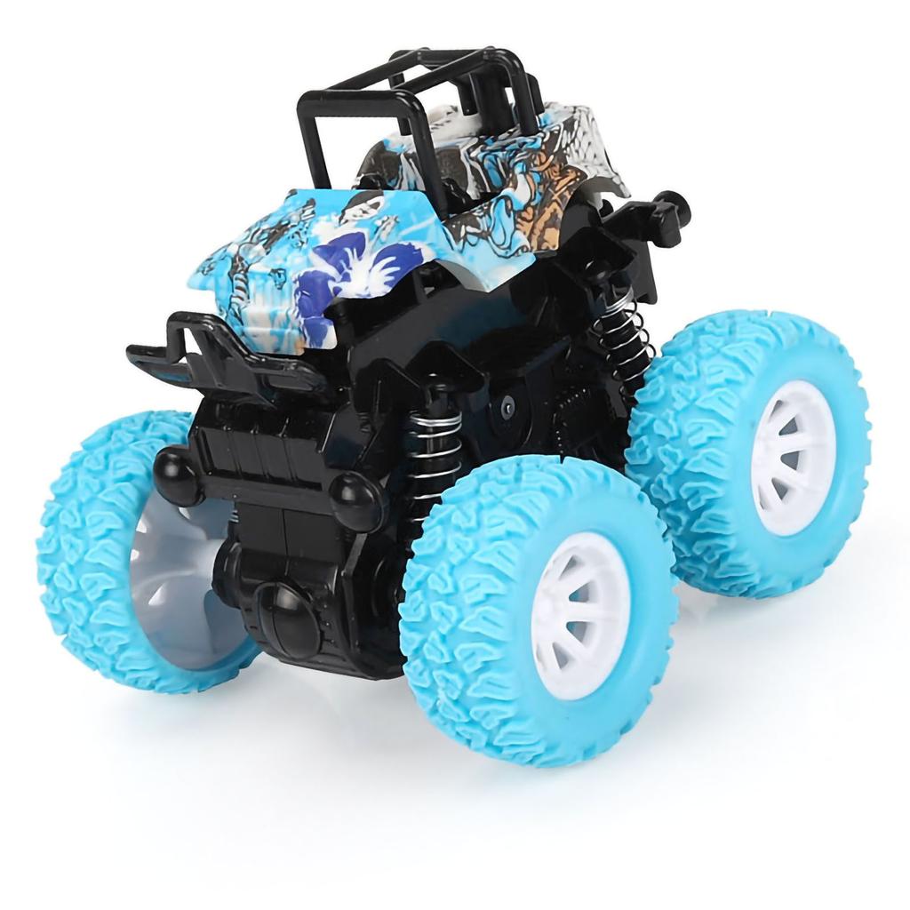 Mini Inertia Four Wheel Drive Off Road Vehicle Children Toy Off Road Climbing Stunt Car Drop Resistant Stunt Toy Car