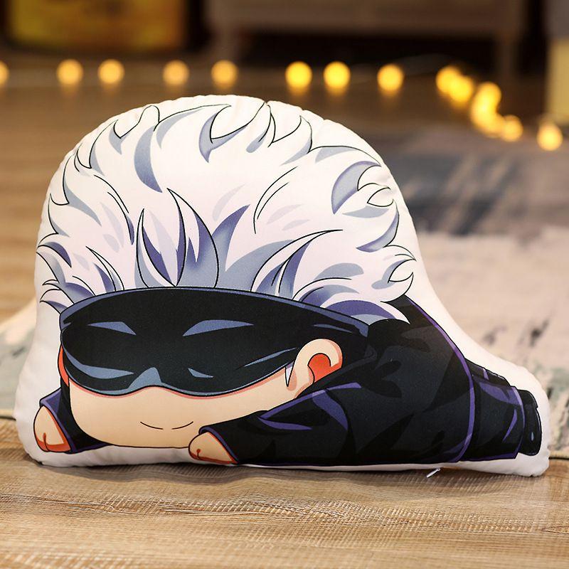 

Cute Kaisen Jujutsu Anime Plushies Pillow Cushion Soft Stuffed Toy Kids Gifts Gojo Satoru,25x35cm/9.8x13.7in