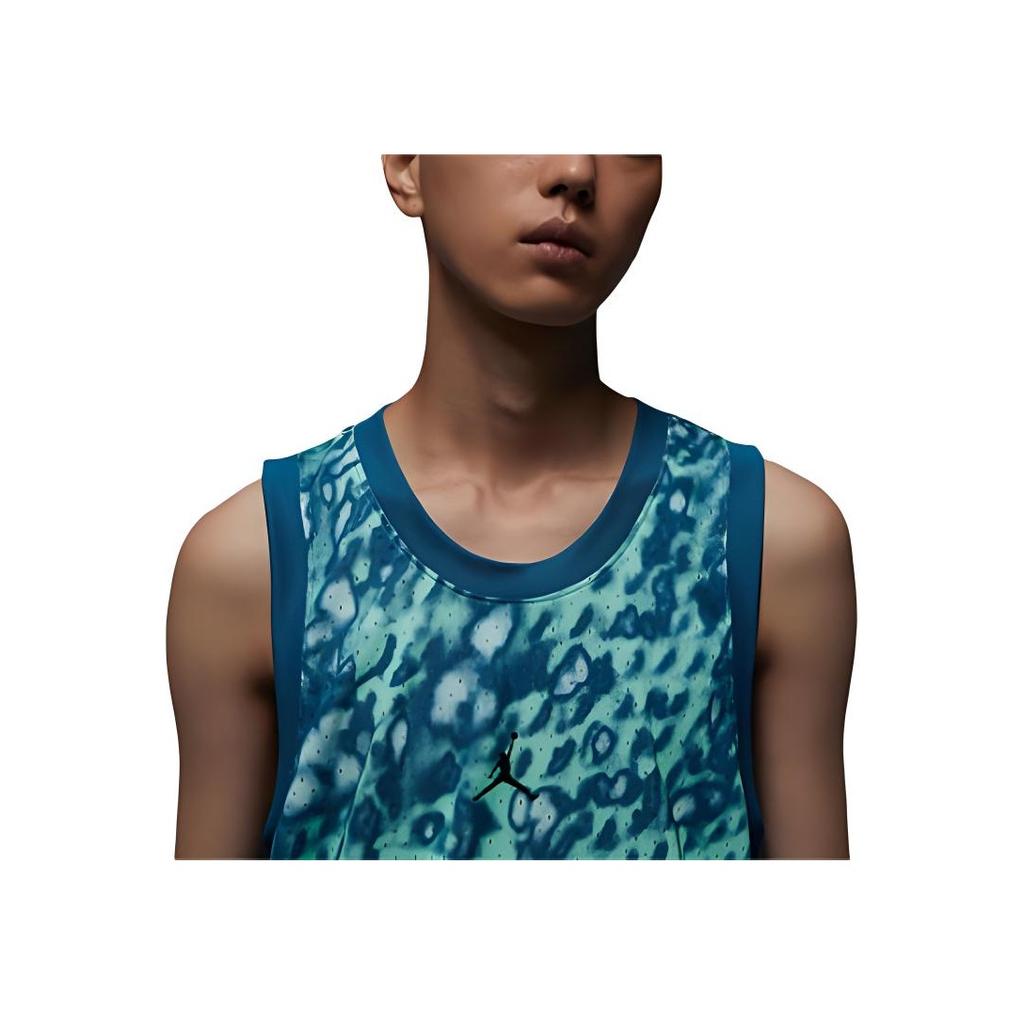 Jordan Round Neck Pullover Pattern Full Print Logo Graphic Quick Dry Sleeveless Vest Men Vests Green FN5855353
