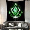 Werder logo Wall Hanging Printed Fabric Blanket Decorative Tapestries for Bedroom Living Room Home Decor