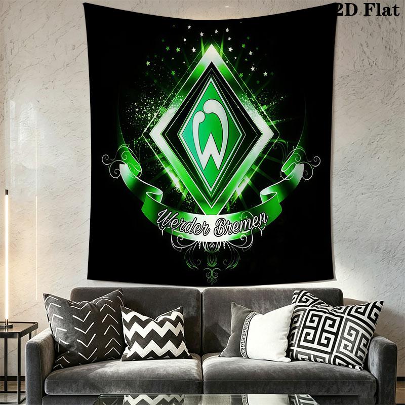 Werder logo Wall Hanging Printed Fabric Blanket Decorative Tapestries for Bedroom Living Room Home Decor